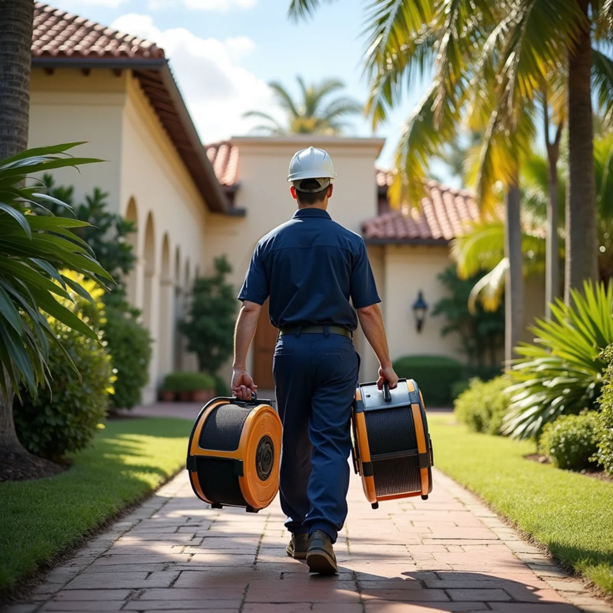 Ultra Mold water damage and mold restoration crew serving Coral Gables, FL