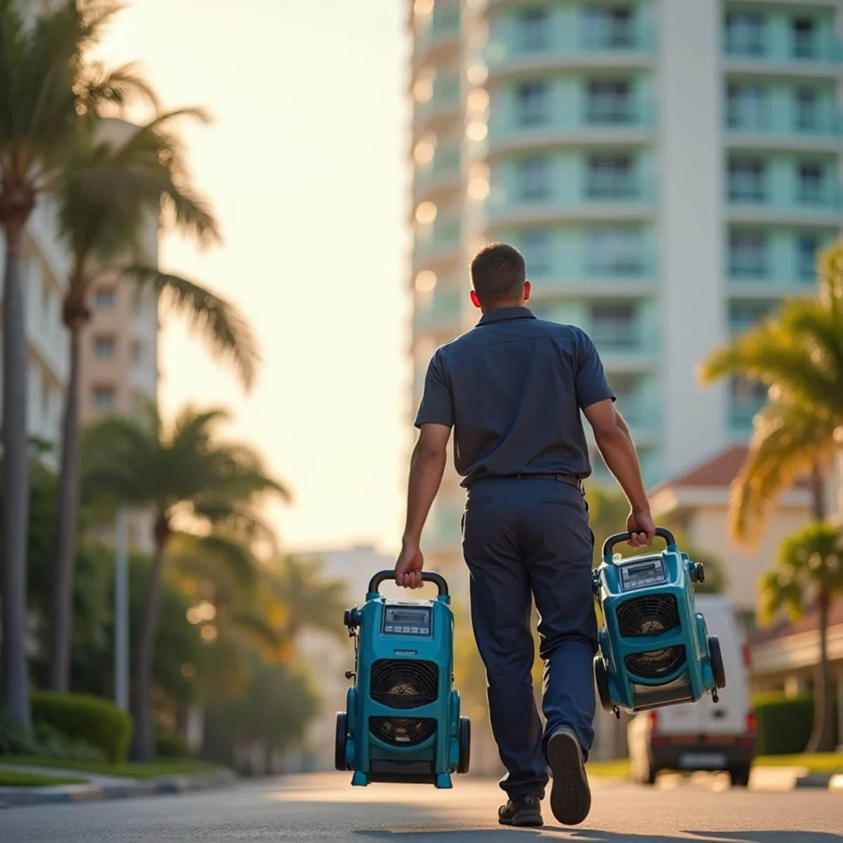 Ultra Mold water damage and mold restoration crew serving Hallandale Beach, FL
