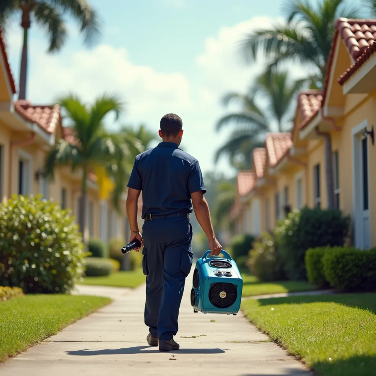 Ultra Mold water damage and mold restoration crew serving Hialeah, FL
