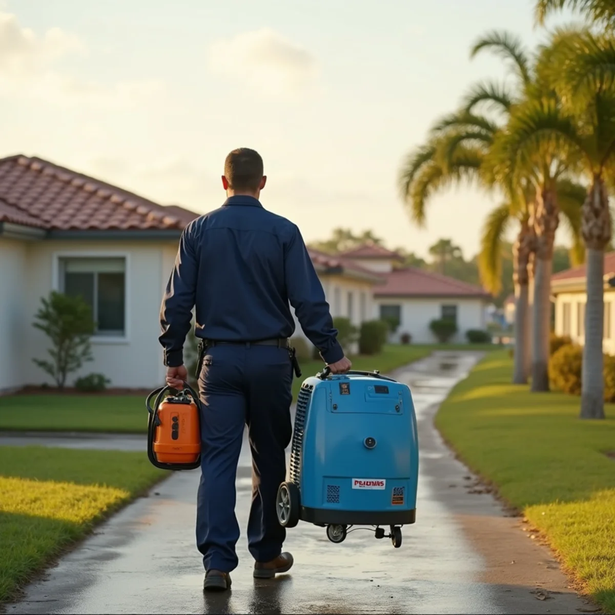Ultra Mold water damage and mold restoration crew serving Port St. Lucie, FL