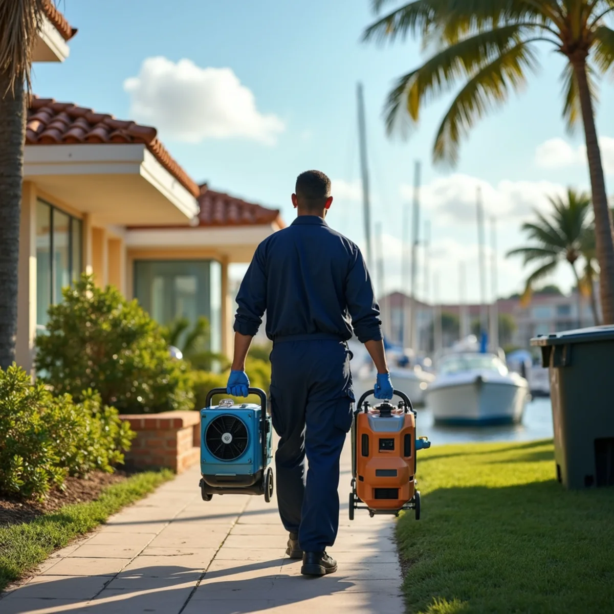 Ultra Mold water damage and mold restoration crew serving Riviera Beach, FL