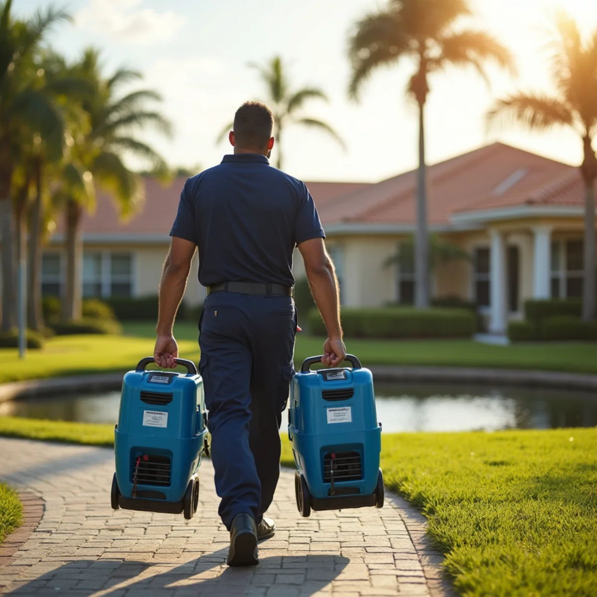 Ultra Mold water damage and mold restoration crew serving Weston, FL