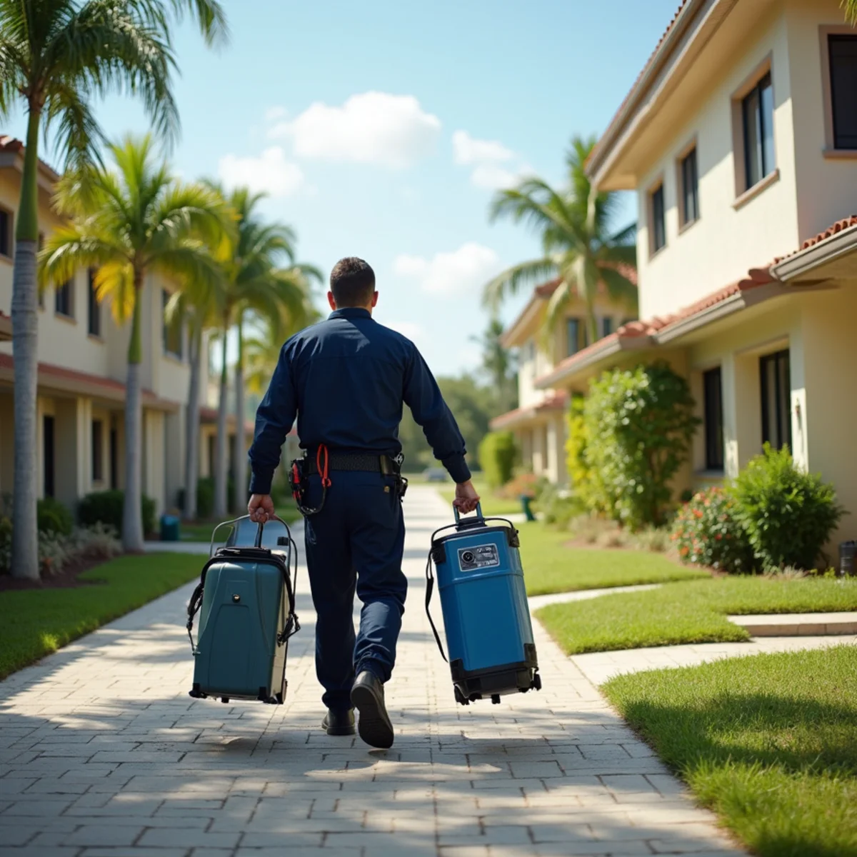 Ultra Mold water damage and mold restoration crew serving Wilton Manors, FL